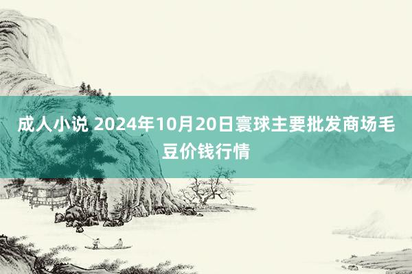 成人小说 2024年10月20日寰球主要批发商场毛豆价钱行情